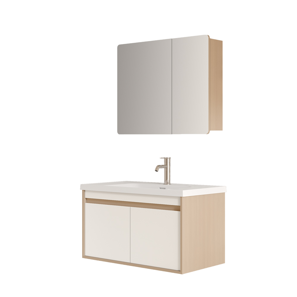 BC6510S-090C2生態(tài)實(shí)木浴室柜